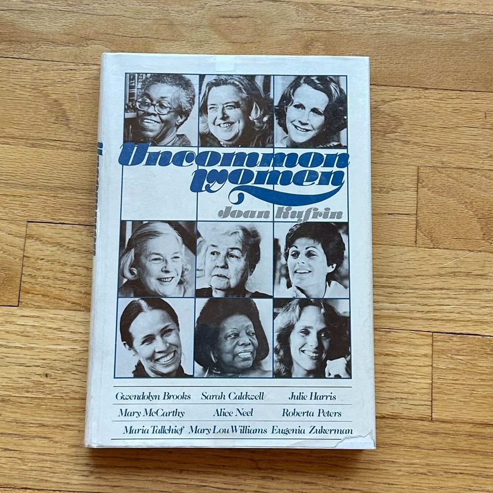 Uncommon Women Book by Joan Kufrin hardcover book